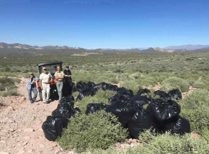 Superstition Mountain Grass Removal