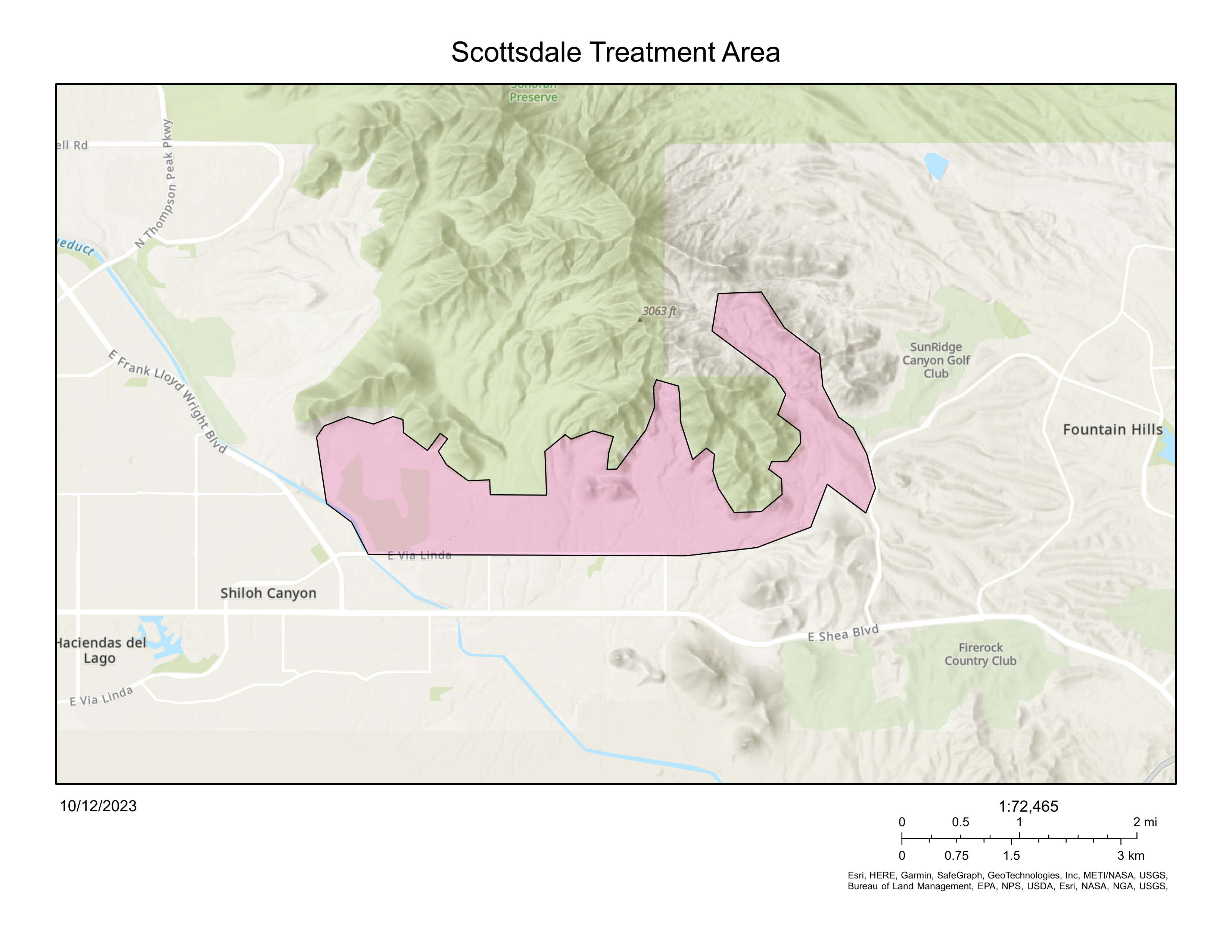 Scottsdale Treatment Area Scottsdale Treatment Area