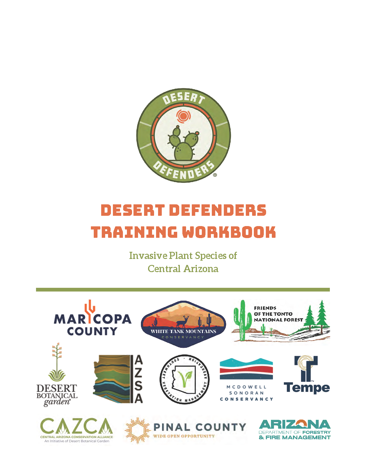 Desert Defenders Training Workbook