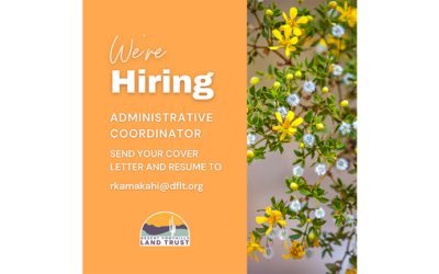 Job Opportunity with Desert Foothills Land Trust