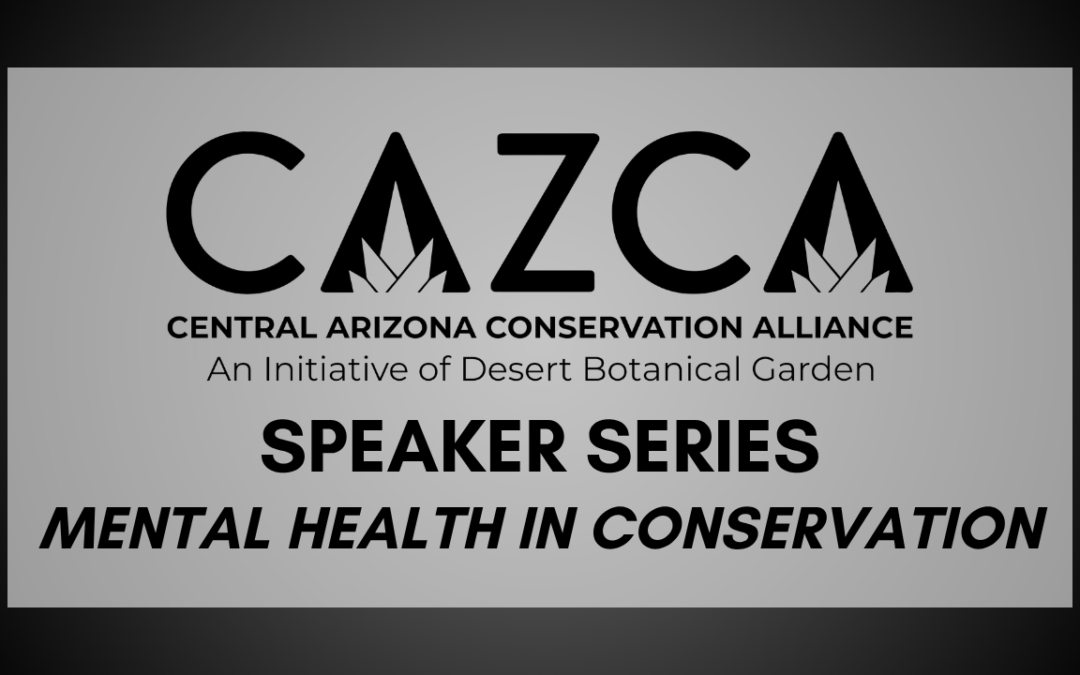 Speaker Series: Mental Health in Conservation
