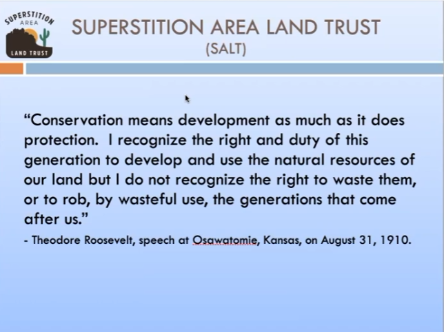 CAZCA Speaker Series: Superstition Area Land Trust