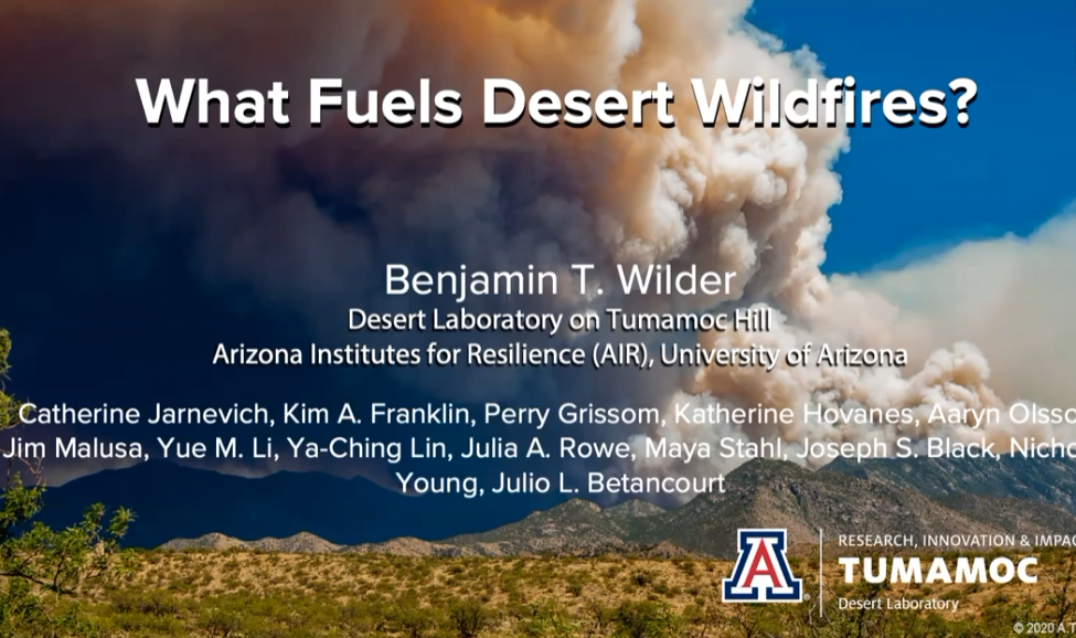 Speaker Series: What Fuels Wildfire?